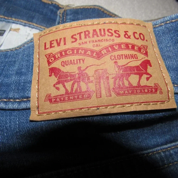 LEVI’S 720 High Rise Super Skinny Distressed Medium Wash Jeans Size 27 - Picture 7 of 7